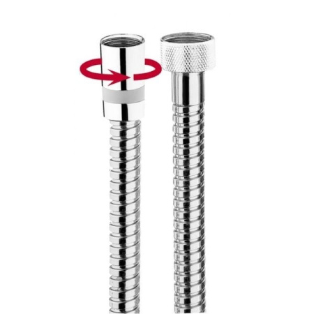 Шланг для душа из латуни (125 см) Bossini Doppia A00048B.030.1