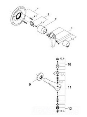 Рычаг GROHE 46273000