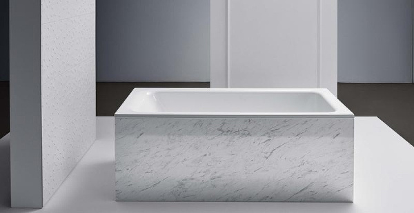 Стальная ванна (180х80) Bette Select 3413-000 PLUS с шумоизоляцией и антигрязевым покрытием