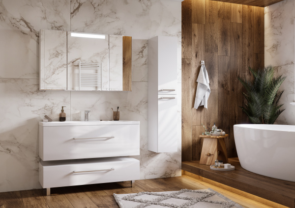 Тумба с раковиной Aquaton Мадрид 120 M 1A1687K2MA010