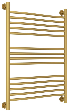 Полотенцесушитель Водяной Сунержа Флюид + (80х60) Матовое Золото 032-0222-8060