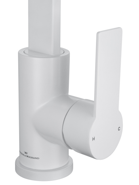 Смеситель для кухни WONZON & WOGHAND, белый матовый WW-AE4550-MW
