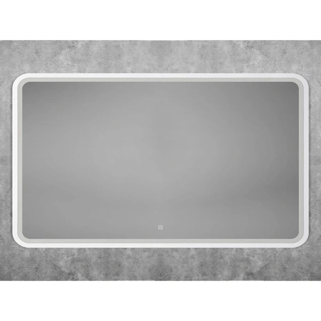 Зеркало с подсветкой Art&Max GENOVA AM-Gen-1200-800-DS-F-White сенсорным выключателем