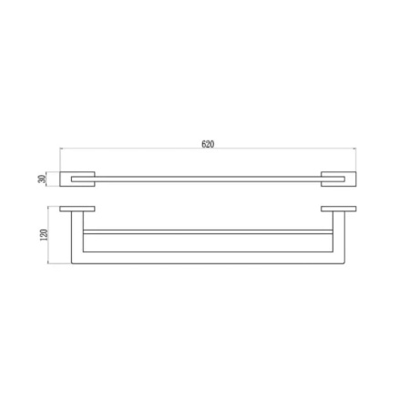 Полотенцедержатель Belz  B90209, хром