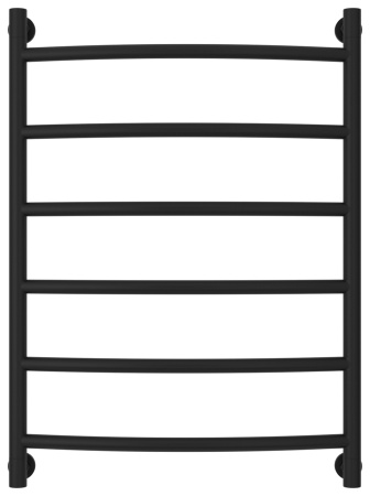 Полотенцесушитель Водяной Выгнутая Сунержа Галант + (80х60) Матовый Черный 31-0200-8060