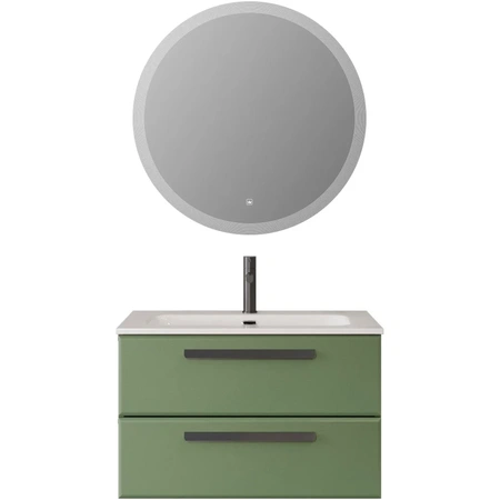 Тумба под раковину Cezares ECO-CER-N-800-2C-SO-PS-P Фисташковый Софт без ручек