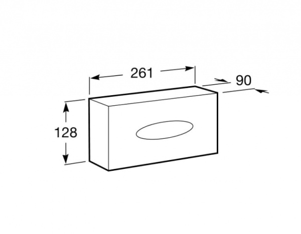 Диспенсер Roca для бумаги Hotels 815492001