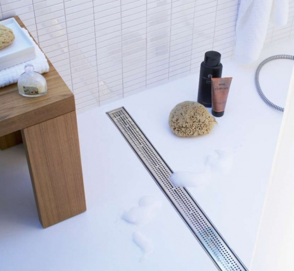 Накладная панель 100 см Tece ТЕСЕdrainline quadratum 601051 матовый хром