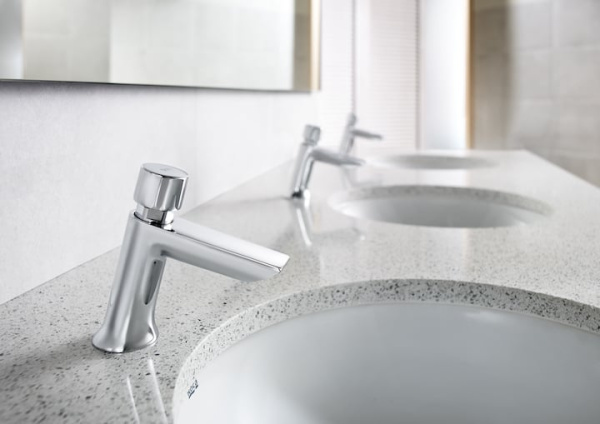 Кран для раковины нажимной порционный Roca INSTANT A5A4477C00