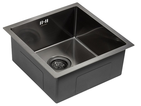 Кухонная мойка Paulmark   Gerberg PM214444-GM вороненая сталь