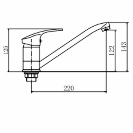 Смеситель для кухни FASHUN A4921