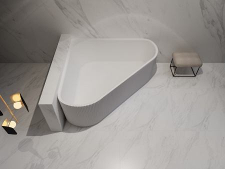 Акриловая ванна (150х150) ABBER AB9446MW без гидромассажа, белый