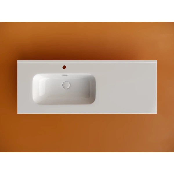 Раковина встраиваемая сверху (121х46,5) Ceramica Nova Element CN7006L