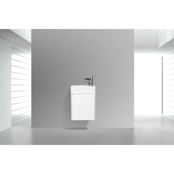 База под раковину подвесная BelBagno PIETRA MINI-460-1A-SO-BL-R Bianco Lucido