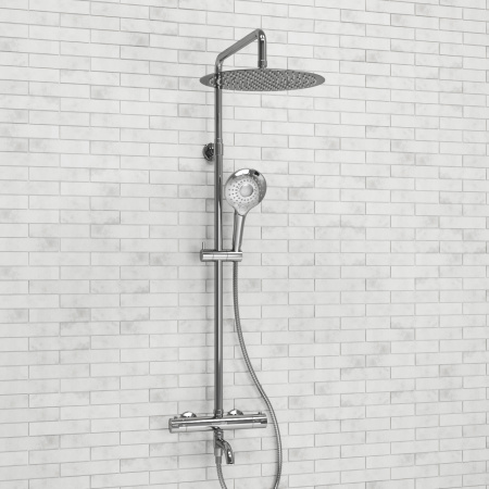 Душевая система WasserKraft A188.116.101.010.CH Thermo