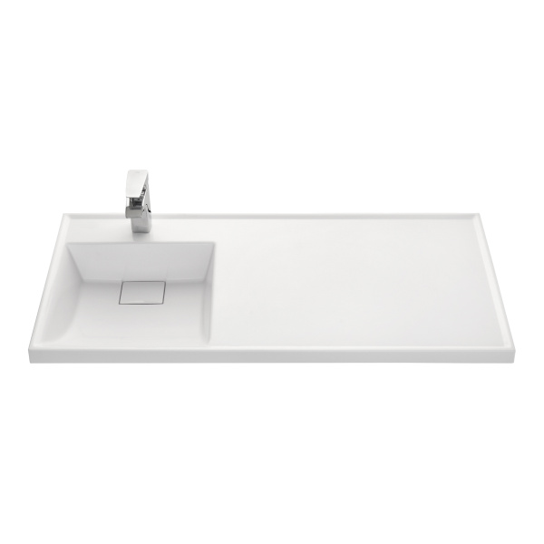 Раковина Aquaton Лондри 1050 белая левая 1A72833KLH01L