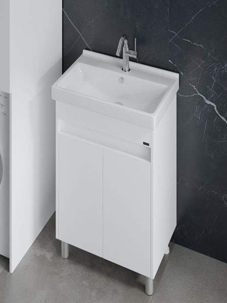 Тумба под раковину СаНта Мира 60 700472 белая, без раковины