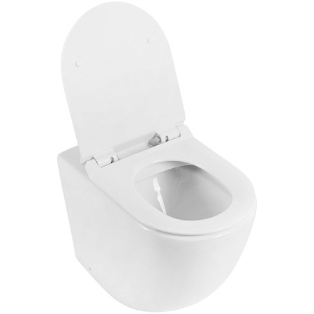 Унитаз приставной безободковый BelBagno Sfera-r BB2141CBR/SC