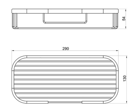 Полка для ванной Novaservis Metalia 6008.0