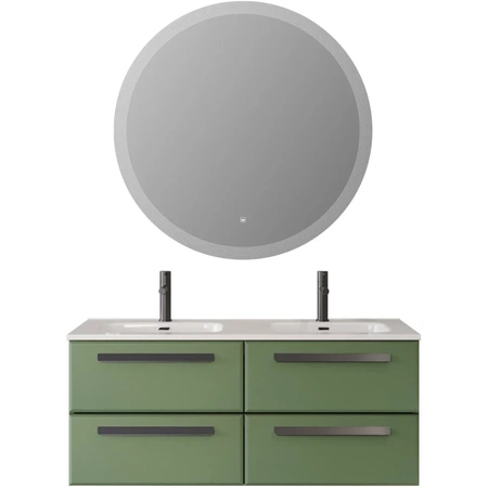 Тумба под раковину Cezares ECO-CER-N-1200-4C-SO-2-PS-P фисташковый матовый без ручек