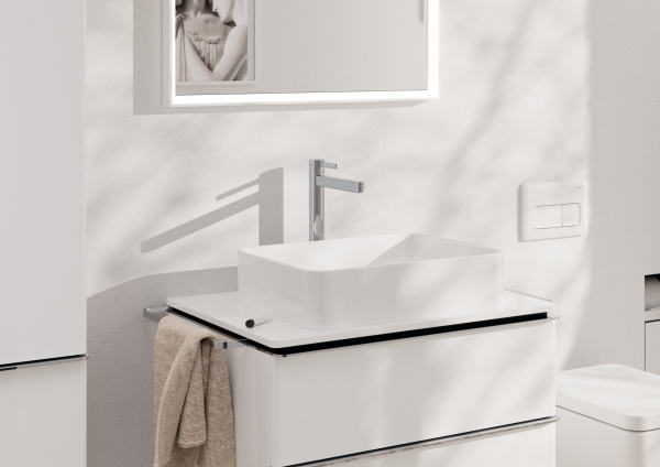 Смеситель для раковины с донным клапаном Push-Open Hansgrohe Finoris 76070000 хром
