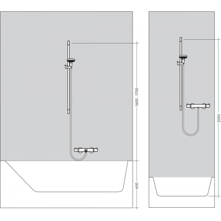 Душевой гарнитур Hansgrohe Crometta 1jet EcoSmart 26655400
