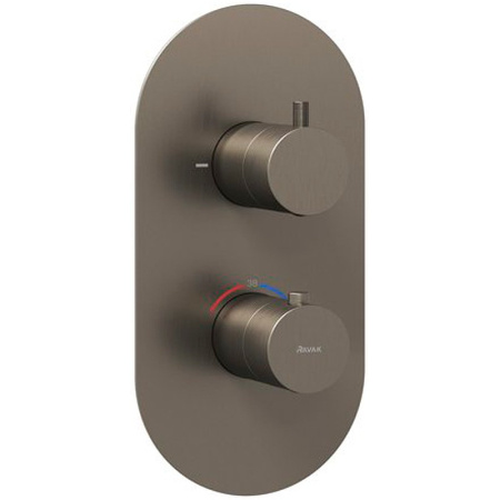 Смеситель для душа с термостатом Ravak Espirit ES 063.20GB.O2 X070323 графит