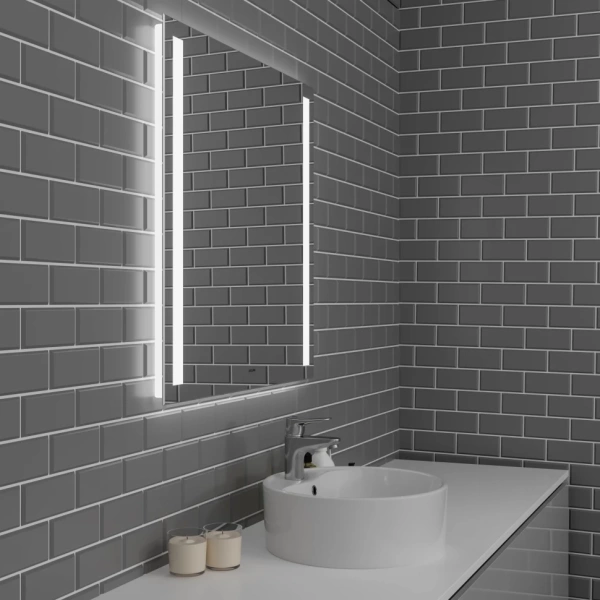 Зеркало (100х80) Grossman Norma 1010080 LED с механическим выключателем