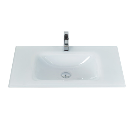 Раковина стеклянная (81х46) BelBagno BB810/465-LV-VTR-BL