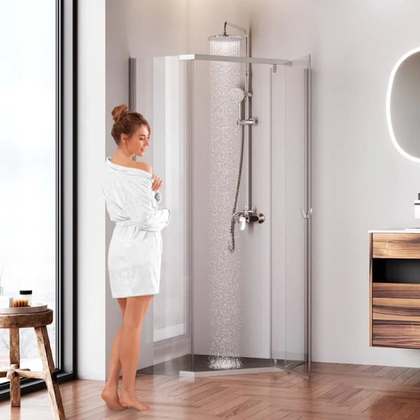 Душевой уголок (90х90) Am.Pm Sunny W87G-405-9090-MT хром матовый