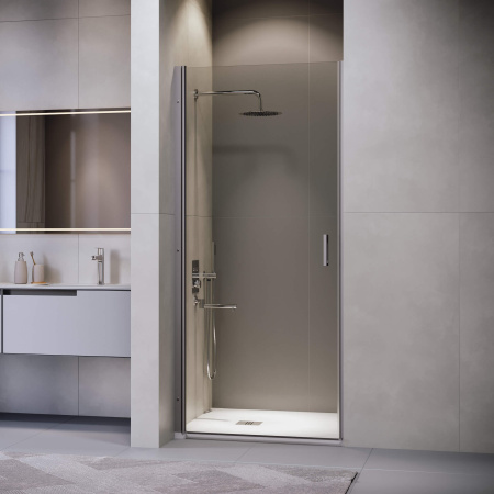 Душевая дверь 90 см RGW Leipzig LE-003-Gr 351200309-110 прозрачное