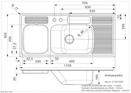 Мойка кухонная Reginox Ambassador L 38326