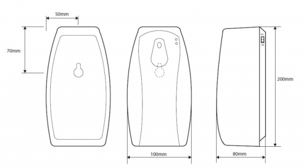 Дозатор для освежителя воздуха Bemeta Hotel Equipment 121134016
