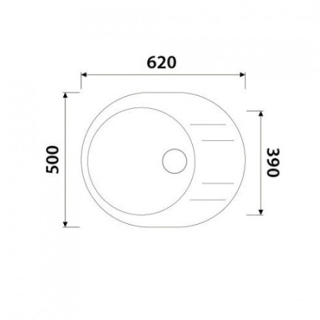 Кухонная мойка KAISER KGMO-6250 гранит (KGMO-6250-W)