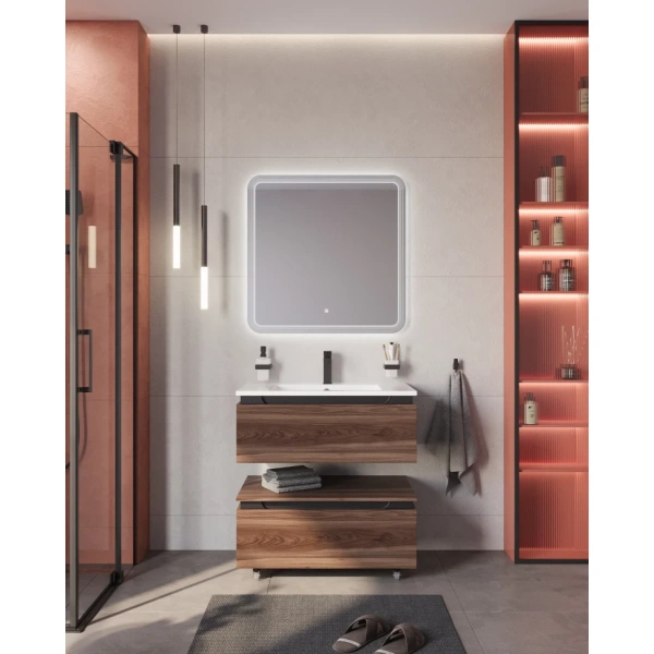 Тумба под раковину Cezares SLIDER-800-1C-PI-NA