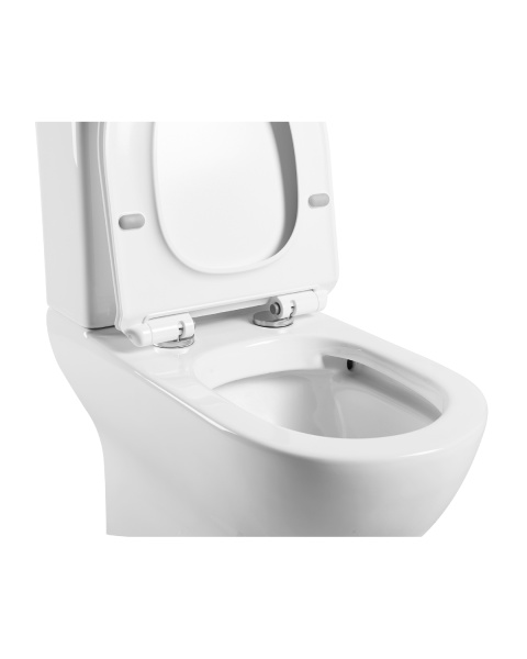 Унитаз-компакт безободковый Agger AT03000 сиденье с микролифтом