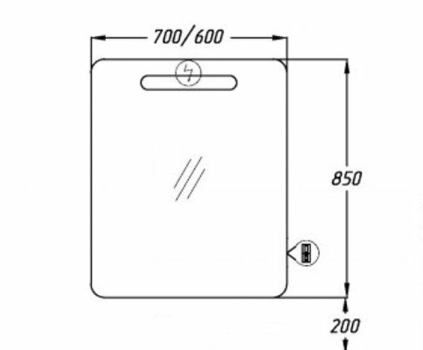 Зеркало Opadiris Арабеско 60 Z0000010910