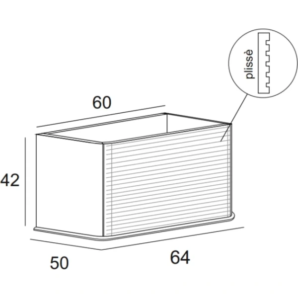 Тумба под раковину Cezares Idra 55798  подвесная, Bianco Opaco