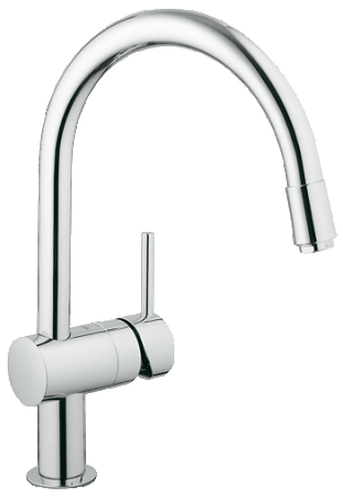 Смеситель однорычажный для мойки, DN 15, Grohe Minta 32918 00E (3291800E) хром