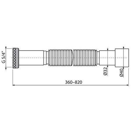 Гибкое соединение AlcaPlast A706