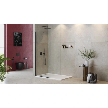 Душевая перегородка 110 см CEZARES LIBERTA LIBERTA-L-1-TB-110-C-NERO