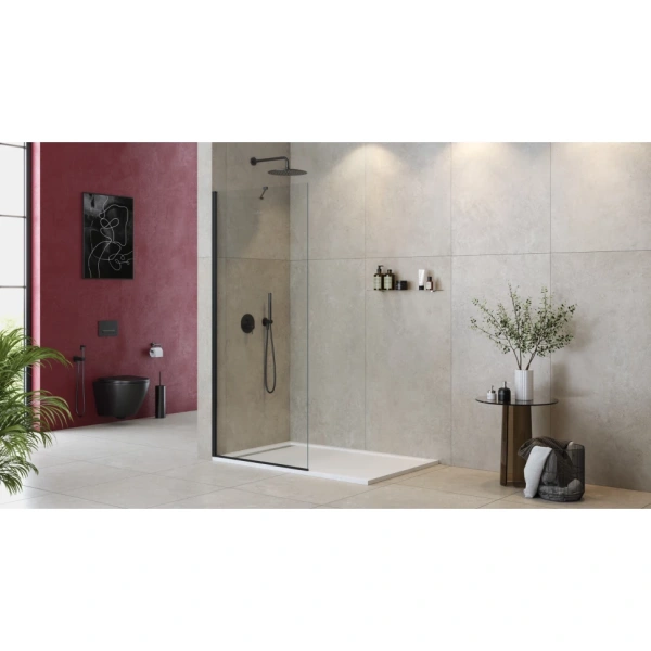 Душевая перегородка 70 см CEZARES LIBERTA LIBERTA-L-1-TB-70-C-NERO