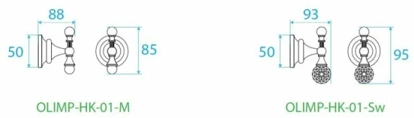 Крючок Cezares Olimp OLIMP-HK-01-M Крючок Cezares Olimp OLIMP-HK-01-M