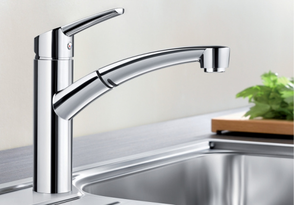 Смеситель Blanco Nea-S (с выдвижной лейкой, хром) 520296