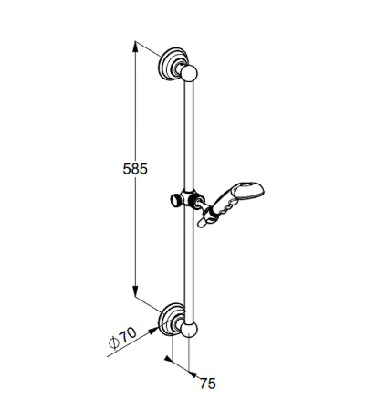 Душевой гарнитур Kludi Adlon/1926 2710345