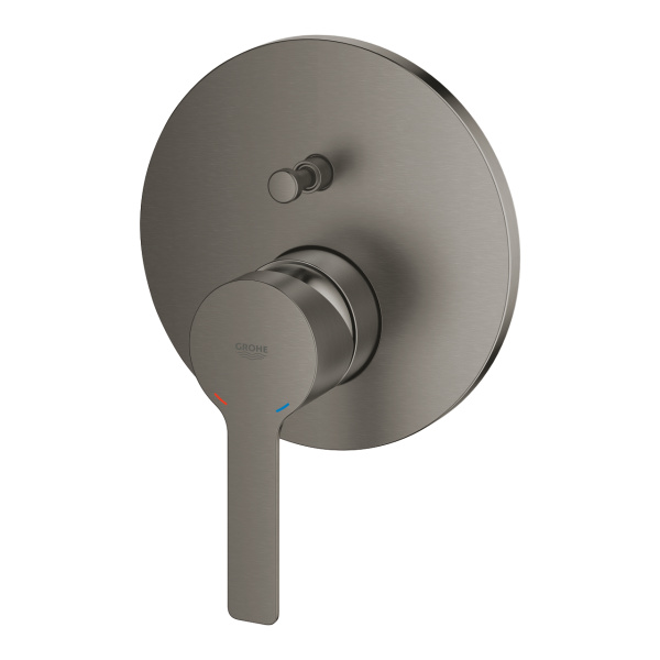 Однорычажный смеситель для ванны GROHE Lineare New 24064 AL1 (24064AL1) темный графит матовый Однорычажный смеситель для ванны GROHE Lineare New 24064 AL1 (24064AL1) темный графит матовый