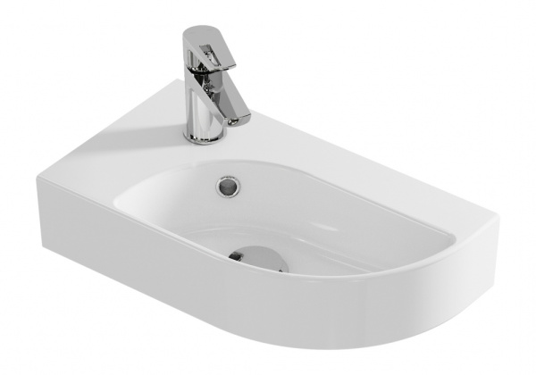 Раковина подвесная Cersanit CAMEO 45 левая 63405