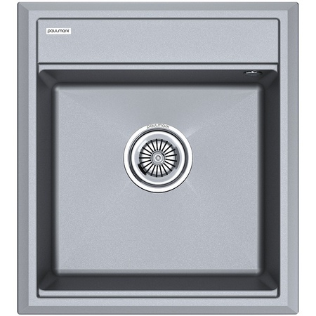 Кухонная мойка Paulmark  Stepia 45 PM114651-GRM серый металлик