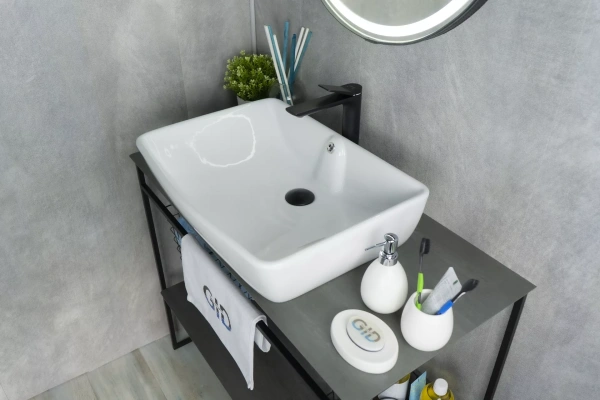 Раковина накладная (59х42) Gid N9121