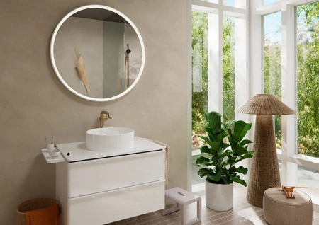 Раковина накладная (40x40) Hansgrohe Xuniva S 60164450 белый